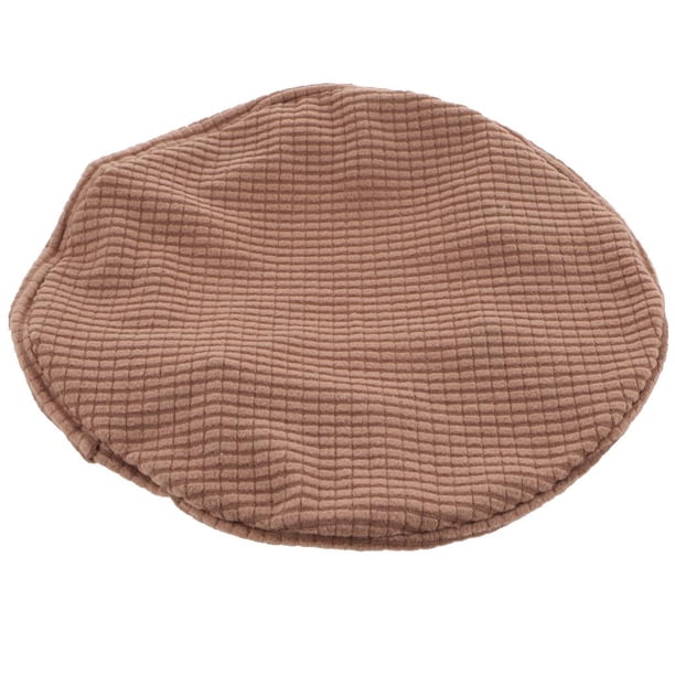 Funda de silla redonda, funda de taburete de bar, funda de silla, funda de silla, funda elástica, Chocolate