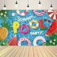 thumbnail image 6 of 1pc Summer Beach Banner Photography Background Hawaiian Party Decoration Children Birthday Party Supplies Baby Shower Banner, 6 of 10