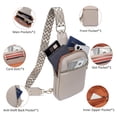 thumbnail image 4 of Bolso bandolera DIOMO Antirrobo pequeño para mujer de piel vegana, 4 of 6