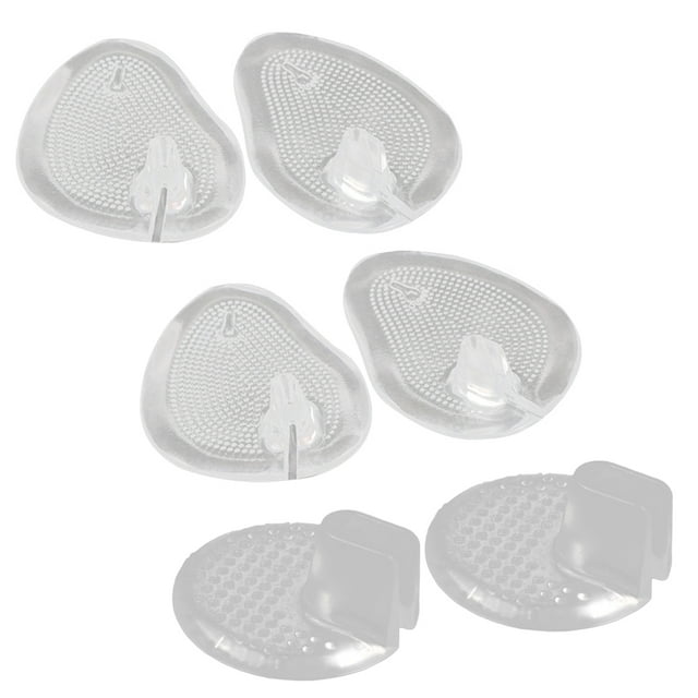 3 pares de medias plantillas de antepié transparentes Cojines Plantillas de zapatos autoadhesivos para aliviar el dolor en los pie HOMEMAXS mx4745317