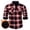 #J Red, variant on Men's Plaid Shirts Warm Fleece Flannel Sherpa Lined Button Down Shirt