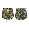 thumbnail image 4 of Disketp Hand Drawn Citrus Fruits Elegant Lemons Print Women's Shorts Workout Shorts for Athletic Gym Running Shorts with Phone Pockets Medium, 4 of 8