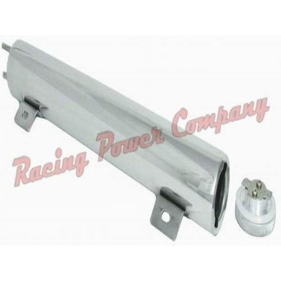 Racing Power Company R6073X 15in Polished Stainless Overflow Tank