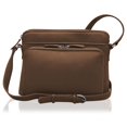 thumbnail image 1 of Bolso bandolera de cuero genuino de Nueva York con bloqueo RFID, 1 of 6