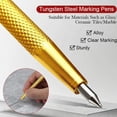 thumbnail image 3 of Cutter Pen, Ceramic Tile Cutter Pen, Portable Ceramic Pointed Tile Cutters, Metal Plate Glass Marker Lettering Pens,Hard-Pointed Pen-Shaped Stylus, 3 of 7