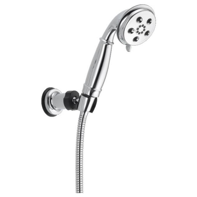 Delta 55433 Universal Showering Components H2Okinetic 3-Setting Adjustable Wall Mount Hand Shower - Chrome