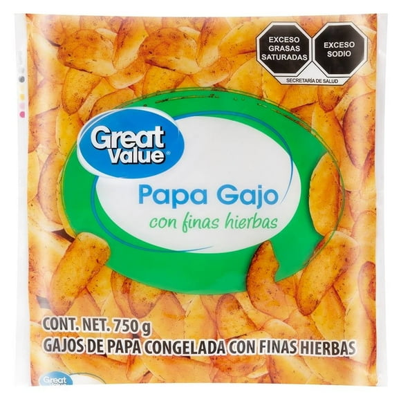 Papa de gajo Great Value con finas hierbas 750 g
