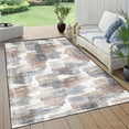 thumbnail image 6 of Modern Abstract 5x7 Area Rug, Washable Non Slip Soft Low Profile Indoor Rug, Textured Neutral Floor Rug for Living Room, Bedroom, Dining Room & Office, 6 of 13