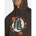 thumbnail image 4 of Dragon Ball Z Men's & Big Men's Graphic Hoodie Sweatshirt, Sizes S-3XL, 4 of 5