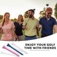 thumbnail image 4 of Tees de golf, 2 3/4 pulgadas, 70 unidades, Tee de golf de madera profesional de lujo, Tee de golf de madera dura natural, 4 of 6