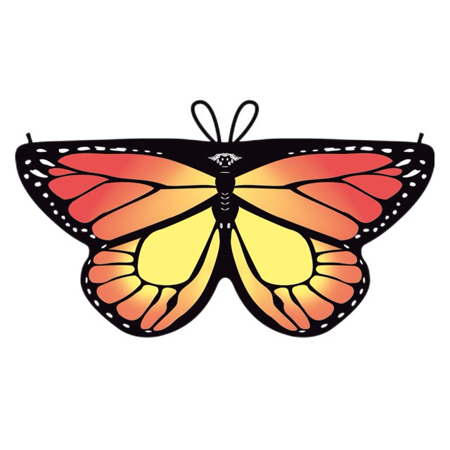 Alas de mariposa para niños y niñas, alas de mariposa, alas de hadas, disfraz de mariposa, alas de hadas para niñas, disfraz de niño pequeño, arcoíris/azulBPorcelana Deng Xun unisex