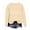 Beige, variant on Women's Christmas Sweatshirts Graphic Hooded Sweatshirt Long Sleeve Crew Neck Pullover Xmas Holiday Tops
