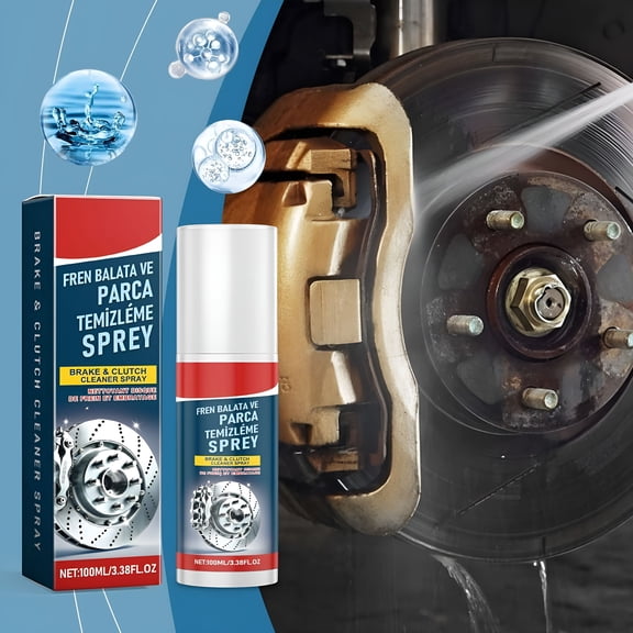 RAGUPEL Heavy Duty Brake Cleaner Spray 100Ml -Brake Parts Cleaner Reduces Brake Noise,Cleans & Protects Brake System,Safe for All Surfaces,Quick Evaporation,No Residue
