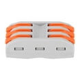 thumbnail image 3 of 20 piezas 11 ~ 28 AWG PCT-2-3 naranja terminales de cableado rápido conectores de cable para piezas eléctricas, 3 of 9