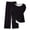 Black, variant on 2 Piece Lounge Sets for Women Spring Vacation Summer Outfits Matching Two Pcs Knit Tracksuits Sweat Suits Gray,2XL
