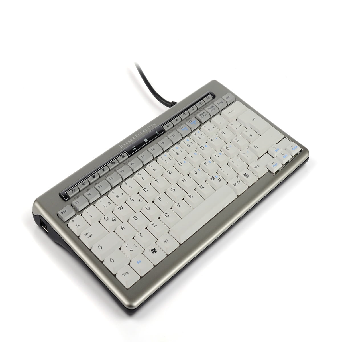 eiland Verwacht het tong Prestige BNES840DUS Bakker Elkhuizen S-board 840 Design USB Compact  Keyboard - Walmart.com