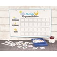 thumbnail image 2 of Inkdotpot Kids Daily Responsibility Checklist, Hanging Chore Chart- Childrens Job Poster- Morning/Evening Daily Routine- Daily Task List-WBY, 2 of 6