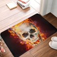 thumbnail image 2 of KLL Satanic Skull Print Front Door Mat Indoor Outdoor Entrance, Non-Slip Mat All-Weather Doormat Indoor Outdoor Rug Patio Porch Entryway Mat, 23.6''x15.7'', 2 of 7