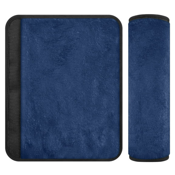 ALAZA Dark Blue Paint Car Seat Belt Adjuster Neck Covers Shoulder Cushions Pads S