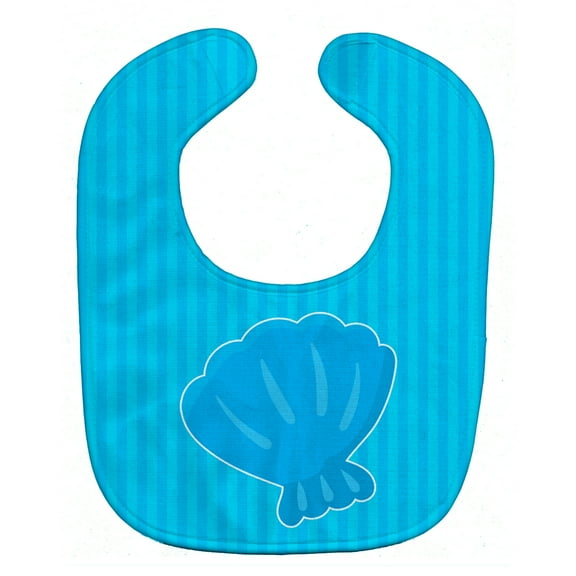 Caroline's Treasures Baby Bib, Seashell, Blue