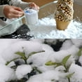 thumbnail image 4 of Honmine Christmas Artificial Snow Powder, Simulation Snowflake Fake Snow Decor, Realistic Winter Scene Layout for Holiday Displays, Craft Projects, Seasonal Decorating, 4 of 6