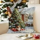 thumbnail image 5 of Christmas Pillow Cover Holiday Decoration Linen Throw Pillow Case for Sofa Couch Bed Living Room Home Seasonal Festive Decor, 5 of 6