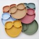 thumbnail image 4 of Bébé Ventouse Bol Silicone Divisé Dîner Assiette Infantil Apprentissage Plat d'alimentation 7# Zhivalor ZYY-1404, 4 of 5