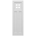 thumbnail image 5 of Ekena Millwork 15"W x 43"H True Fit PVC San Antonio Mission Style Fixed Mount Shutters, White (Per Pair - Hardware Not Included), 5 of 9