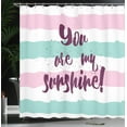 thumbnail image 4 of Ambesonne Inspirational Shower Curtain, Colorful Love Words, 69"Wx84"L, Multicolor, 4 of 5