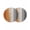 Orange, variant on Brown Ombre Round 15 Inch Placemats Set of 8, Vintage Country Wooden HeatResistant Non Slip Place Mats for Dining Table, Wipeable Braided Kitchen Table Mats for Housewarming