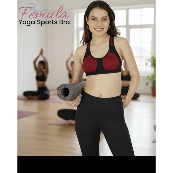 High Impact Soft Cup Wirefree Non-Padded Slip-On Full Coverage Cotton Bra for Girls