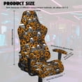 thumbnail image 2 of Whosucclay Skull Sunflower Print Stretch Gaming Chair Cover, Soft and Comfortable Rotating Desk Chair Protector, Dust Protection, Modern, for Office Computer Racing Seat, 2 of 8