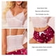 thumbnail image 5 of Conjunto de pijama de 4 piezas para mujer, bata informal con cinturón, Bralette de encaje y pantalones cortos, conjunto de ropa de dormir para el hogar, 5 of 6