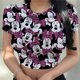 thumbnail image 1 of Camiseta corta estampada para mujer, Top de Mickey Mouse, ropa Y2k a la moda, camiseta Sexy para mujer 2024, 1 of 5
