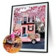 thumbnail image 1 of Cuadros Decorativos 5D DIY Diamond Painting Kits Full Round Drill Pink Car Mosaic Picture Wall Sywqhk Nuevos Originales, 1 of 1