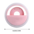 thumbnail image 3 of Selfie Ring Light, Rechargeable Portable Clip-on Selfie Fill Light with LED for Smart Phone Photography, Camera Video, Girl Makes up, 3 of 5