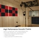 thumbnail image 5 of Paquete de 12 Espumas Acústicas de Estudio Paneles de Esponja Azulejos Sonido de Absorción Espuma de Abanopi Espuma Acustica, 5 of 7