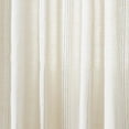 thumbnail image 4 of Beige Farmhouse Stripe Light Filtering Curtain Panel, 50x95, 1 Pack, 4 of 5