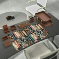 thumbnail image 2 of Floral Books Desk Mat Reading Desk Pad Mouse Mat XXL, Colorful Mouse Keyboard Pad Flower Bookshelf Desktop Mat, Long Computer Mats Aesthetic Desk Accessory Reader''s Home Decor 31.5" x 15.7", 2 of 4