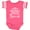 Football Pink and White, variant on Inktastic Grandma Grandpa Love Me Grandchild Boys or Girls Baby Bodysuit