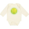 thumbnail image 3 of Inktastic Tennis Ball Sports Gift Boys or Girls Long Sleeve Baby Bodysuit, 3 of 5