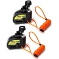thumbnail image 1 of Candado de freno de disco para motocicleta QWORK, cable de alarma de 7 mm, 110 dB, 1,5 m, 1 of 5