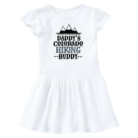 

Inktastic Colorado Daddy Hiking Buddy Gift Baby Girl Dress
