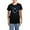 With Blue Strpe Pant, variant on CafePress - Phantom Of The Opera ~Phantom (With Blue Swirl) Pa - Women's Short Sleeve Print T-Shirt and Pants Dark Cotton Pajama Set