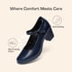 thumbnail image 5 of Zapatos de Tacón Mary Jane para Mujer DREAM PAIRS Azul Marino Talla 8.5W, 5 of 8