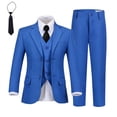 thumbnail image 1 of Conjunto de traje Wehilion para niños, esmoquin ajustado, azul claro, talla 16, 1 of 7