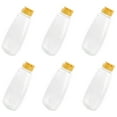 thumbnail image 6 of Aloha 6pcs Clear Honey Storage Jar Empty Jam Squeeze Bottle Kitchen Honey Storage Bottle, 6 of 8