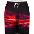 thumbnail image 2 of Kcolen Mens Swim Trunks 6 Inch Elastic Waist Drawstring Swim Shorts Men Lightweight Swimwear Men's Swim Trunks Summer Beach Comfy Swimming Shorts for Men, 2 of 4