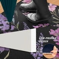 thumbnail image 6 of Lavender and Pink Pastel Floral Black Background Doormats Welcome Mats Gate Pads Entryway Outdoor 32" x 20", 6 of 8