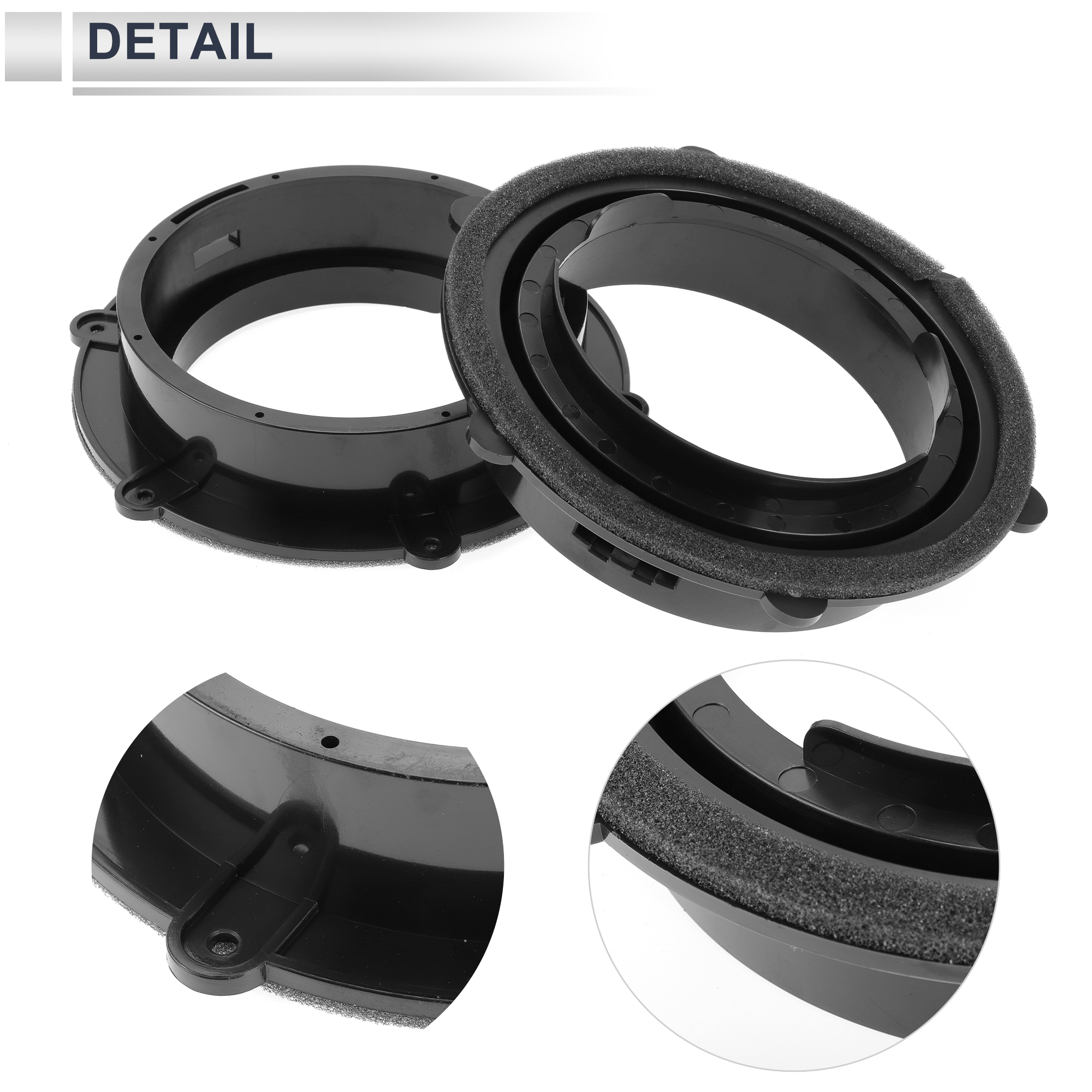 Unique Bargains Speaker for Spacer Ring Tweeter Adaptor for VW Mounting for Spacer